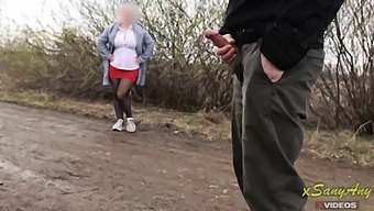 Voyeuristic Experience With A Curious Mom In A Public Park