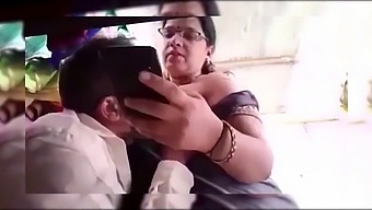 Kannada Mature Aunty'S Steamy Encounter With Tailor - Breast Fondling