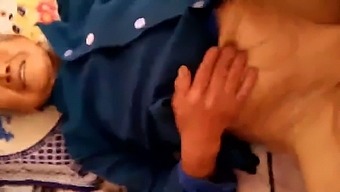 75-Year-Old Chinese Granny Gets Filled With Cum