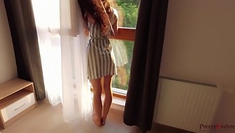 Roleplaying With My Seductive Step Sister As We Watch Out The Window For Her Boyfriend