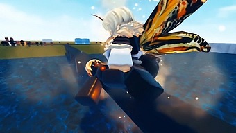 Sexual Battle Between Godzilla And Mothra In The Video Game Roblox