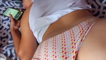 My Asshole Had A Phone Call With A Horny Husband Who Was At Work And Spent The Whole Afternoon With Me