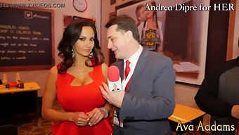 Ava Addams Fondles Her Breasts For Andrea Diprè In A Playful Video