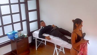 Therapist Gets More Than Just A Facial During Client'S Visit