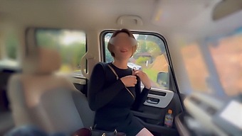 Japanese Beauty Discovers Outdoor Masturbator And Joins In For Bukkake