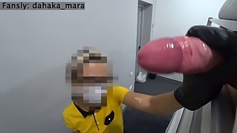 Asian Maid Surprises Me While I'M Masturbating In Hotel Room