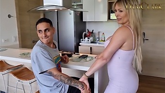 Stepmom Monique Fuentes Gives Back Rub And Leads To Intense Bareback Sex