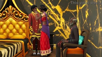 Hotel Room Threesome With Indian Bride And Her Husband-To-Be