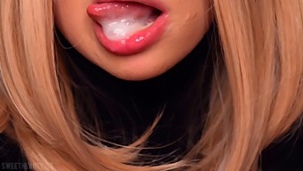 Eksklusiv Oral Creampie-Samling Med Sperm I Munden