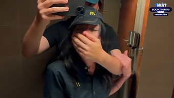 Daring Bathroom Encounter: Eva Soda'S Revenge On Mcdonald'S Employee For Spilled Soda