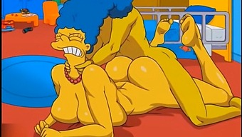 Mature Housewife Marge Enjoys Anal Sex And Squirting In Hentai Video