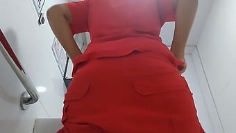 A Nurse Gets It On In A Public Restroom