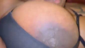 I Ejaculated All Over Her Natural Tits While She Stared Into My Eyes