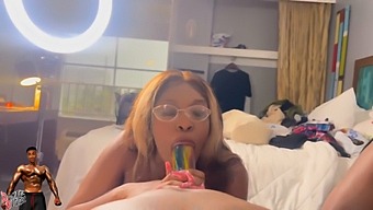 Two Throatiest Performers Compete In A Dick Sucking Contest With Their Partners As Judges - Preview