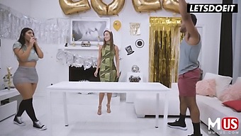 Violet Myers' Wild Birthday Party Turns Into A Steamy Orgy With A Well-Endowed Bbc