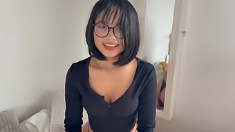 A Bet Makes An Anime Girl To Have My Cum On Her Big Thighs.